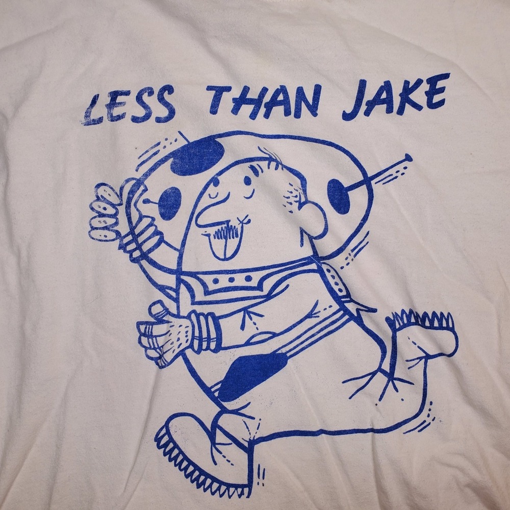 Vintage 90's Less Than Jake T-Shirt Live From Uranus Royal Avalon XL Tour Shirt